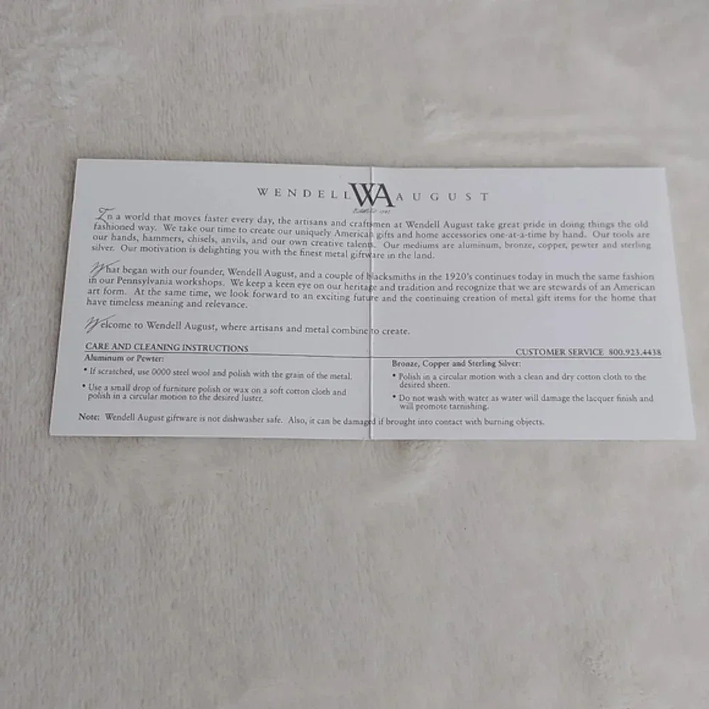 Wendell August Hammered‎ Aluminum Coming Home Coasters Set of 2